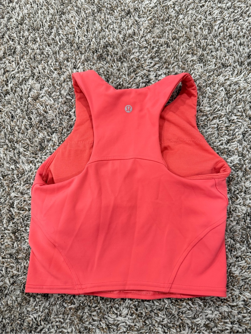 lululemon athletica Coral Racerback Crop Sports Bra